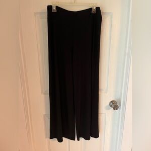 Larry Levine Black Wide Leg pants